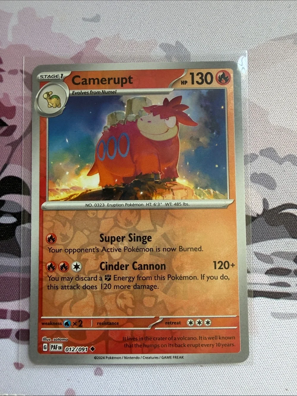Numel & Camerupt Pokémon Evolution Reverse Holo Card Lot 🌋 | 3 Cards ✨5/$25✨